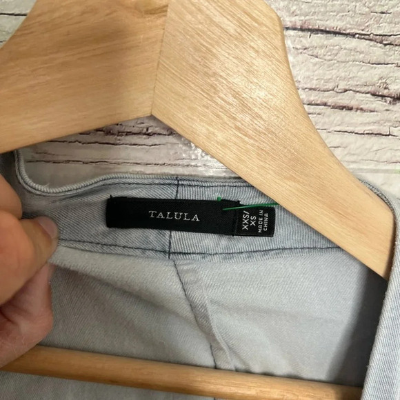 Aritzia Talula Aitken  Blouse blue size xxs / xs oversized - Picture 4 of 9